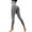 CC03_Gray, variant on Resicozy Workout Leggings for Women Seamless Butt Lifting Leggings High Waisted Gym Solid Yoga Pants Khaki S