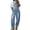 Light Blue, variant on sicmoss Women's Blue Cotton Baggy Adjustable Strap Denim Bib Overalls Loose Wide Leg