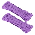 thumbnail image 3 of 2Pcs Wavy Ribbon Decoration S Curved Polyester Purple Gift Packaging DIY Sewing Craft 8mm, 3 of 10