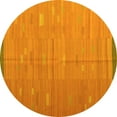 thumbnail image 1 of Ahgly Company Indoor Round Southwestern Yellow Country Area Rugs, 4' Round, 1 of 4