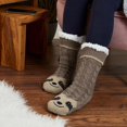 thumbnail image 4 of Slipper Socks Women, Cute Sloth Warm Fleece Fluffy Anti Slip Socks, 4 of 4