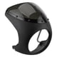 thumbnail image 5 of Deflector de viento para faros delanteros de 7 pulgadas, parabrisas universal para motocicletas (lente negra mate), 5 of 14