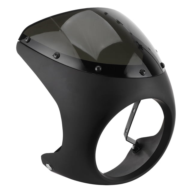Motorcycle Deflector, 7in Headlight Fairing Wind Deflector Windshield Universal for Motorcycle