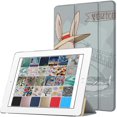 thumbnail image 1 of DuraSafe Cases For iPad Mini 4th Gen 2015 - 7.9 Slimline Series Lightweight Protective Cover with Dual Angle Stand & Clear PC Back Shell - Bunny Hat, 1 of 4