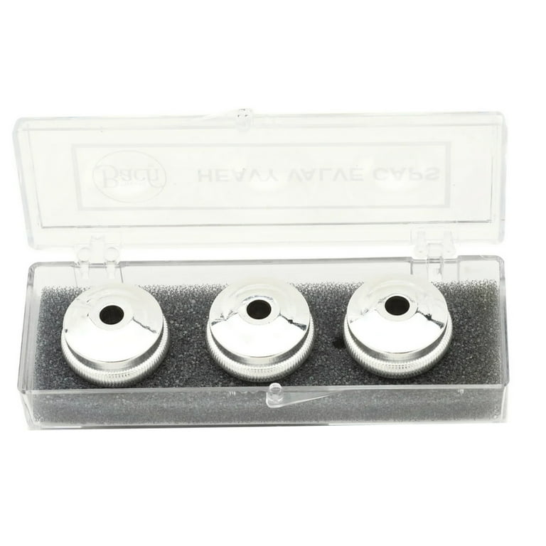 Bach ヘビーボトムキャップ HEAVY VALVE CAPS Bach Heavy Bottom Valve Caps Silver - Walmart.com