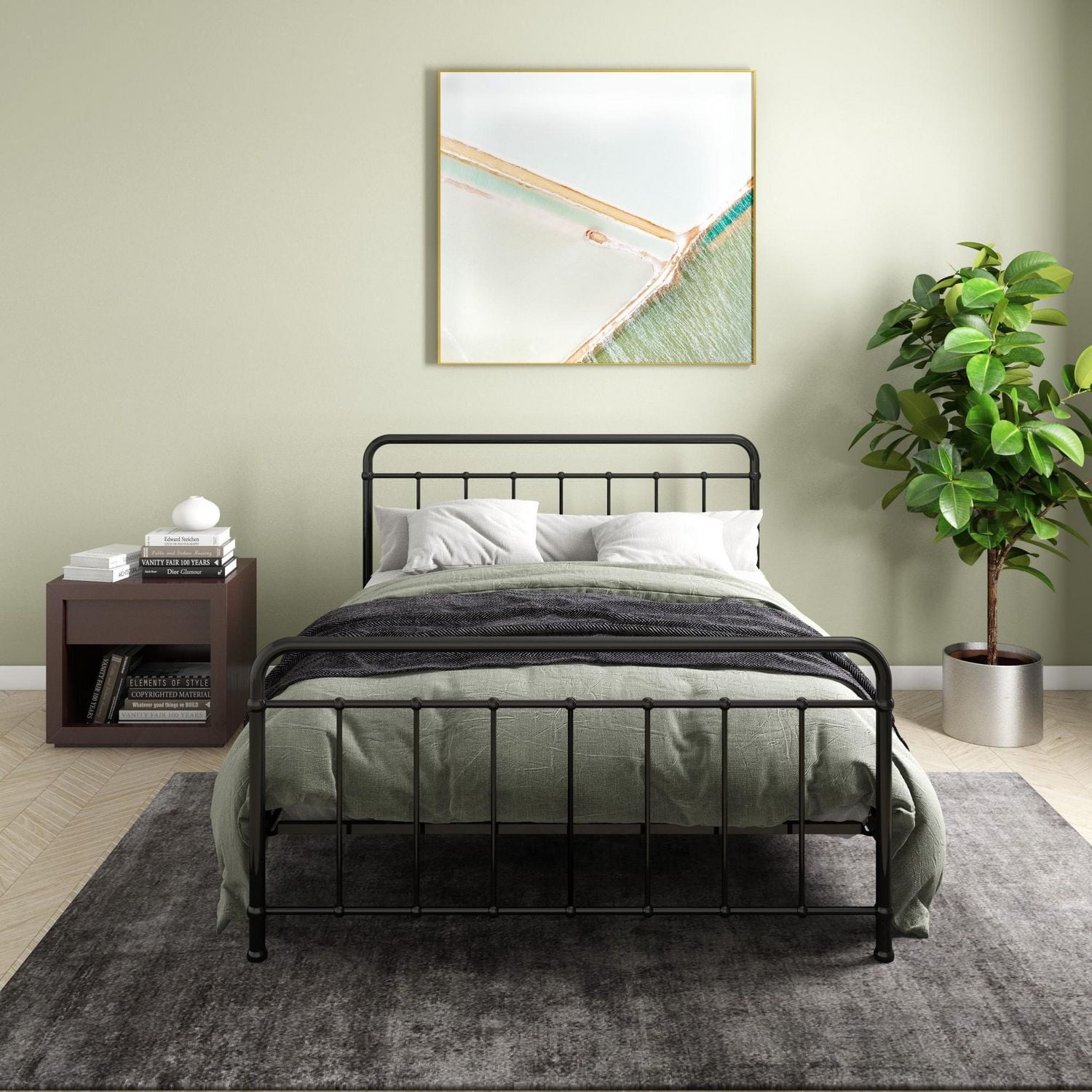 DHP Brooklyn Iron King Bed