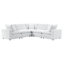 Modway Commix 5-Piece Sunbrella Outdoor Patio Sectional Sofa