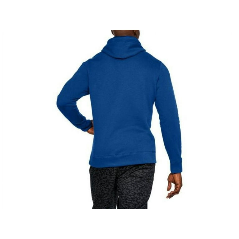 Armour Hustle Fleece Hoodie Black And Blue Under Armour Hoodie