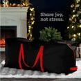 thumbnail image 5 of Christmas Tree Storage Bag,Fits 4 FT Christmas Tree Storage Bag with Handles,Waterproof Christmas Tree Bag with Dual Zippered for Xmas Holiday Tree,Home Storage, 5 of 7