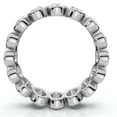 thumbnail image 3 of Pompeii 3 - 12Ct Oval Diamond Bezel Eternity Ring 14k Gold Lab Grown Stackable Band, 3 of 3