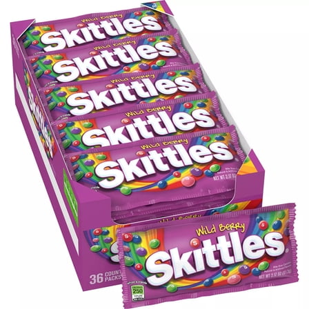 Skittles Wild Berry Singles Size Candy (2.17 oz., 36ct.)