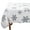 Silver, variant on Fennco Styles Holiday Nivalis Collection Snowflake Design Christmas Decorative Tablecloth - 3 Colors (Gold, 16"x120" Table Runner)
