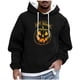 thumbnail image 2 of Sudadera con capucha para hombre, informal, a la moda, con estampado, con cordón, de manga larga, de poliéster, 2 of 6