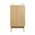 thumbnail image 4 of Modway Soma 48" Double Sink Modern Wood Bathroom Vanity in Oak and White, 4 of 17