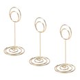 thumbnail image 4 of Soporte Para Números De Mesa, Soporte Redondo Para Tarjetas De Hierro Con Base Ancha Para Bodas, Fiestas, Graduaciones, Oficinas, Restaurantes Y Hogares, 20 Uds., 4 of 7