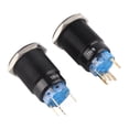 thumbnail image 1 of Interruptor de Arranque del Motor, Botón Pulsador de 12 V, Botón de Arranque de Encendido del Automóvil A Prueba de Agua, 19 mm, 1 of 7