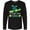AB-Black, variant on Port St. Lucie, Florida Happy Sea Turtle Long Sleeve T-Shirt
