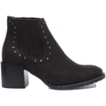 thumbnail image 2 of JUSTINREESS Hero Women's Studded Leather Chelsea Cowboy Boot In Black Size 9, 2 of 6