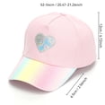 thumbnail image 3 of Karoyedx Boy Hat Kids Baseball Cap Hat with 3D Cartoon Embroidered Cute Sun Hat Cap for Toddlers Baby Boys Girls Light Purple Size,2-7 Years, 3 of 9