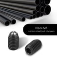 thumbnail image 1 of Carbon Steel Ball Plungers, 10pcs M5 Screw Thread Hex Socket Spring Plungers Set, Sturdy And Sturdy, Easy to Install And Convenient to Use, Great Parts Providing Pressure And, 1 of 7