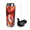 thumbnail image 2 of Fotbe Red Leaf Flame Fox Pattern 18oz Sports Insulated Kettle Stainless Steel Sports Insulated Kettle For Running Hiking Cycling Climbing Man'S Woman'S Water Bottle, 2 of 8
