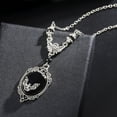 thumbnail image 6 of Jiaroswwei Vintage Pendant Necklace Exquisite Gothic Halloween Bat Necklace for Party, 6 of 8