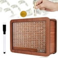 thumbnail image 2 of 100Fens Wooden Money Box With Money And Numbers With Counter Crafts Portable Storage Case Money Saving Box For Adults Child, 2 of 3