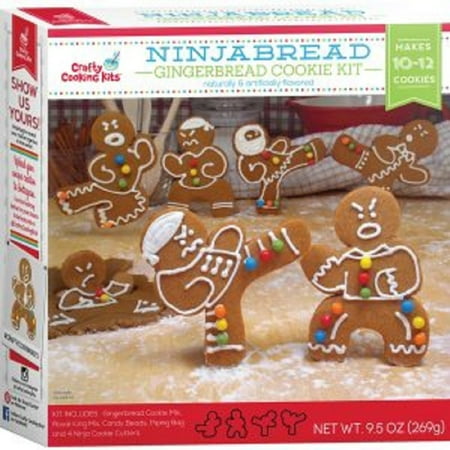 Ninjabread Gingerbread Cookie Kit 9.5 oz - 10-12 Cookies