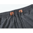 thumbnail image 5 of Tyhengta Mens Shorts Casual Drawstring Zipper Pockets Elastic Waist Darkgray 42, 5 of 8