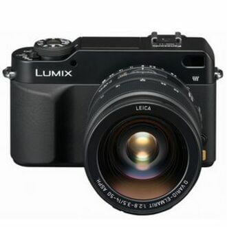 Panasonic Lumix DMC-L1 10.9 Megapixel Digital SLR Camera with Lens, 14 mm, 50 mm, Black