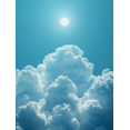 thumbnail image 1 of Qisvanset 12x16 Inch Dreamy Cloudscape Canvas Wall Art, Minimalist Sky Painting Tranquil Style Home Interior Decor, 1 of 8
