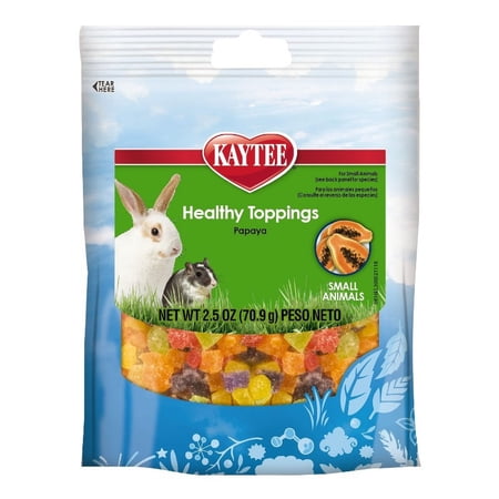 Kaytee Fiesta Healthy Toppings for Small Animals Papaya 2.5 oz