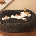 thumbnail image 3 of Dog Bed  Soft Comfortable Sleeping Mat  Personalized Bedding Supportive Cushion Custom Embroidered  Small Brown, 3 of 4