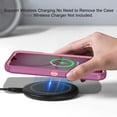 thumbnail image 6 of Petocase For Samsung Galaxy A17 Case/Galaxy A26 Case,Striped Shockproof Dust/Drop Proof 3-Layer Protective Heavy Duty Durable Rugged Hybrid Hard Case for Galaxy A17/A26 5G,Striped-Purple Pink, 6 of 7