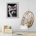 thumbnail image 4 of Cuadros Decorativos 5D DIY perro mapache diamante imagen resina arte completo redondo Rhinestone pintura Kit Likrtyny embutido en tela, 4 of 9