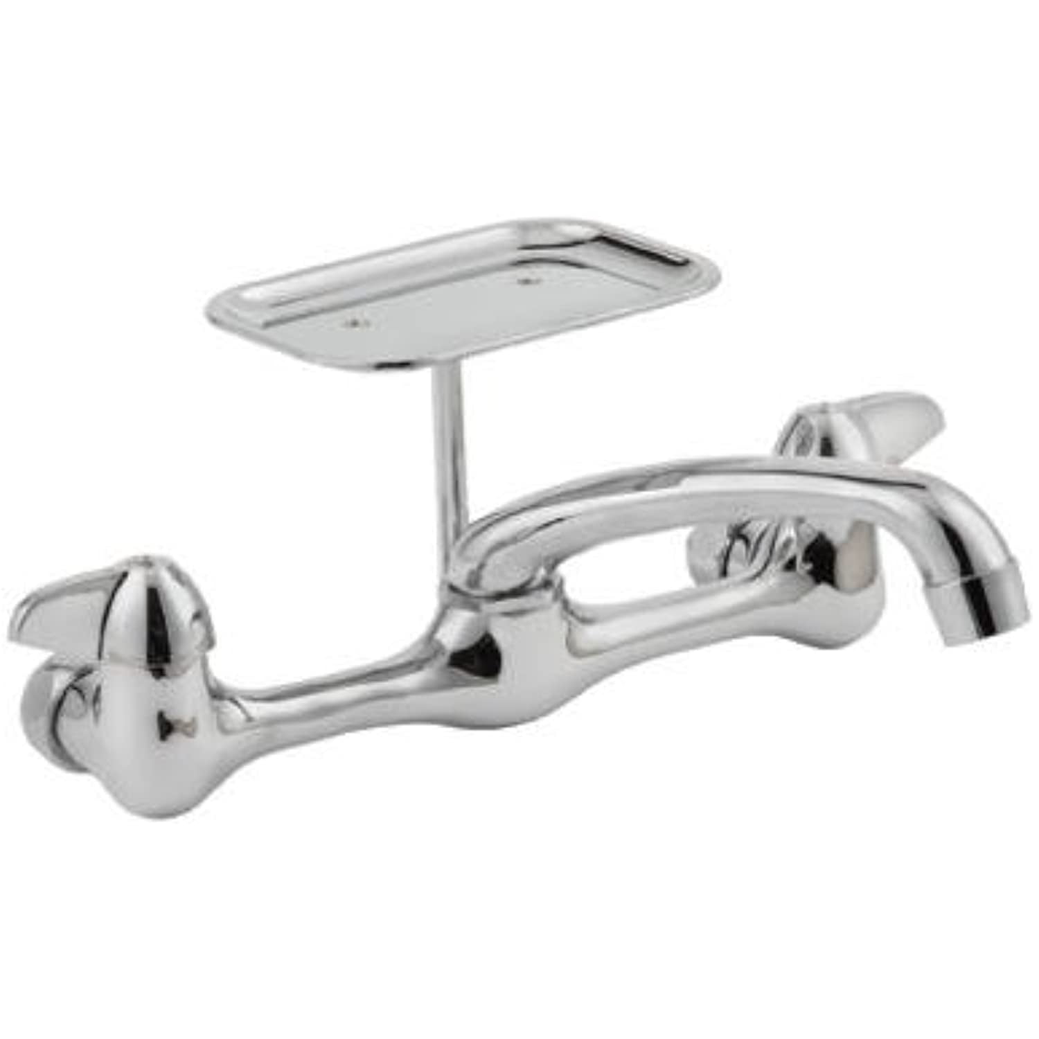Homewerks Worldwide 240561 HomePointe Wall Mount Kitchen Faucet with 2