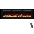 thumbnail image 1 of VINEMOUNT 65 in. Electric Fireplace Inserts, Wall Mounted with 13 Flame Colors, Thermostat,Remote & Touch Screen, 750W/1500W, 1 of 7