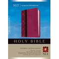 thumbnail image 1 of Pre-Owned Slimline Reference Bible NLT, TuTone (Red Letter, LeatherLike, Rich Raspberry/Brown/Dark Brown), 9781414397696, 1414397690, Paperback, Lea edition, 1 of 1
