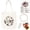 White-C, variant on Canvas Tote Bag Floral Embroidery Kit, with Pattern Hoop Color Threads and Tool for Beginners, Arts and Crafts Supplies for Adults Handmade Gift, White Canvas Shoulder Tote for Daily Use