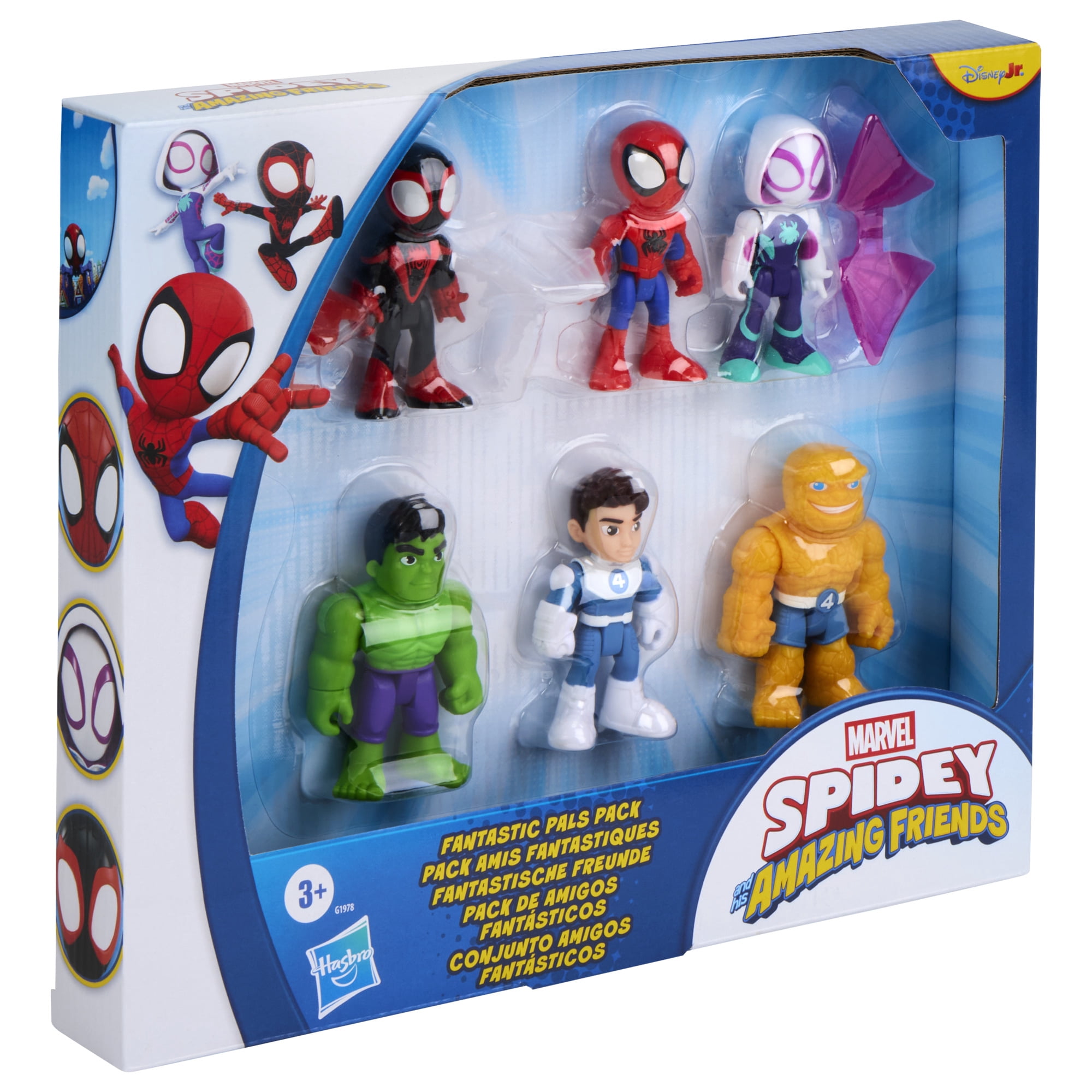 Marvel Spidey and his Amazing Friends Fantastic Pals Pack Action Figures, Ages 3 and up
