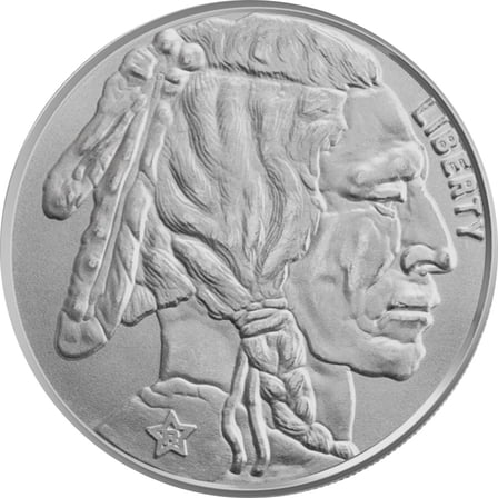 1 oz Regency Mint Buffalo Design Silver Round .999 Fine Silver