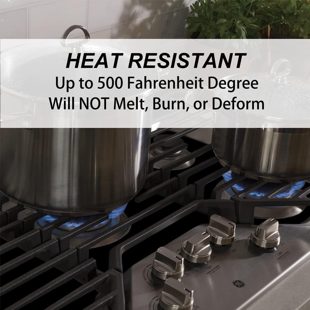 FanXm Range Burner Covers and Heat Diffusers Waterproof, 30 inch