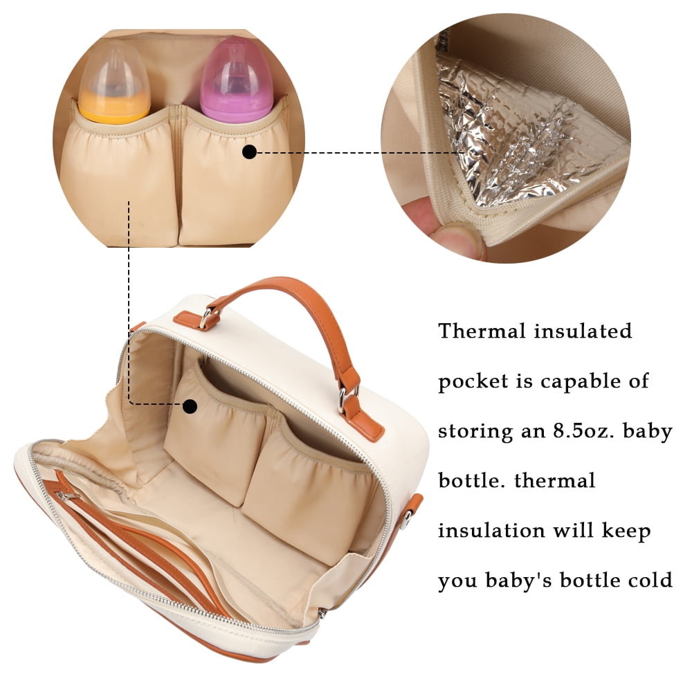 Baby Diaper Stroller Bag - Diaper Caddy Tote Baby Stroller Bag Nursery Storage Bin for Diapers, Wipes & Toys