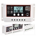 thumbnail image 2 of LHCER Dual USB Charging Controller,Solar Panel Controller Smart Dual USB Battery PWM Charge Discharge Control Device 12V/24V,PWM Solar Controller, 2 of 8