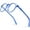 9401Blue Larger, variant on HEPIDEM Acetate Vintage Glasses Frame, Classic Round Spectacles for Men and Women ( 9401Blue Mid 46mm )