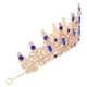 thumbnail image 2 of KAKOWELY Tiara de cristal barroca para novias, bodas, tiaras de diamantes de imitación, tiaras de cristal para cumpleaños, tiaras de graduación, diademas, tiaras de corona de princesa., 2 of 4