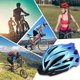 thumbnail image 2 of Breathable Cycle Helmet with Rear Light Sun Visor Women Men Lightweight Safety Helmet Bike Helmet for Mountain Bicycle Road Bike, 2 of 5