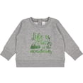 thumbnail image 2 of Inktastic Life's Better Mountains Baby Sweatshirt, 2 of 4