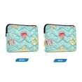 thumbnail image 7 of FORMRS 15"-15.6" Laptop Sleeve Protective Case Soft Carrying Quilted Computer Bag Cover, Blue Beach Pattern, 7 of 7