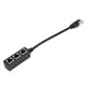 thumbnail image 3 of Cable adaptador Ethernet RJ45, función de extensión, adaptador divisor de conexión excelente de 1 a 3 puertos con Cable de 1m para el hogar, 3 of 5